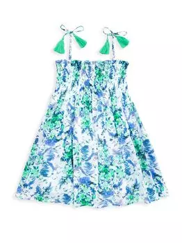 Платье Мейн для маленьких девочек и девочек Ro's Garden, зеленый