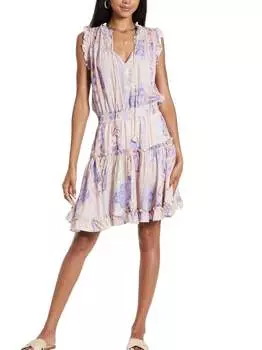 Платье Melodie с многоуровневыми оборками в стиле юго-западного луга DEAR JOHN DENIM, цвет southwest meadow