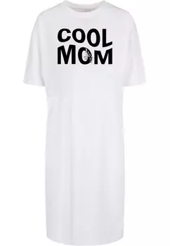 Платье Merchcode Cool mom, белый