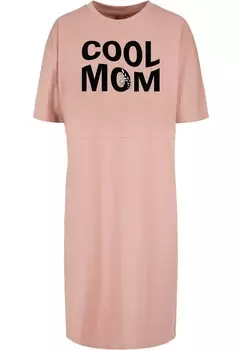 Платье Merchcode Cool mom, темно-розовый