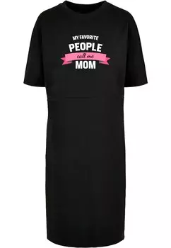 Платье Merchcode Mothers Day - My Favorite People Call Me Mom, черный