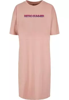 Платье Merchcode Summer - Retro, цвет Magenta/Dusky pink