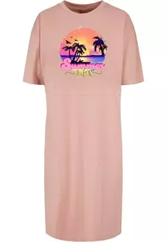 Платье Merchcode Summer Vibes Sunset, розовый