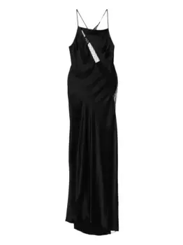 Платье Merci асимметричного кроя Kiki de Montparnasse, черный