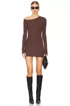 Платье meredith с открытыми плечами All The Ways, коричневый