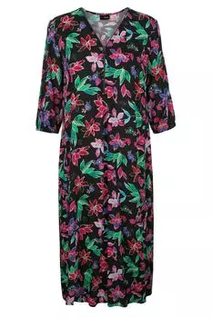 Платье MIAMODA Midi, черный