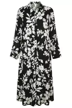 Платье MIAMODA Midi, черный