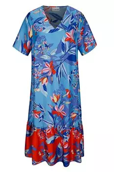 Платье MIAMODA Midi, разноцветный
