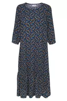 Платье MIAMODA Midi, разноцветный