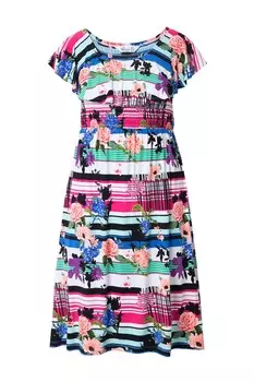 Платье MIAMODA, разноцветный