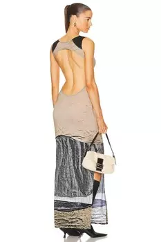 Платье Miaou Selena In Chemises, цвет Chemises in Vert