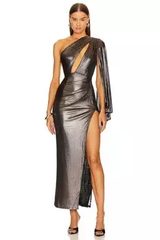 Платье Michael Costello x REVOLVE Aurelia Gown, бронзовый