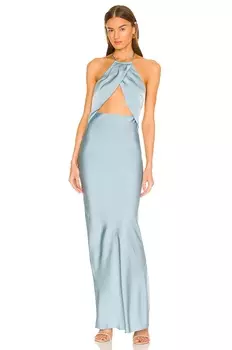 Платье Michael Costello x REVOLVE Finley Gown, цвет Dusty Teal