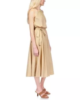 Платье Michael Kors Chain Halter Dress, хаки