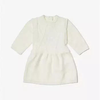 Платье Michael Kors Kids Logo Knitted Baby, кремовый