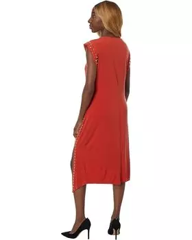 Платье Michael Kors Sleeveless Astor Stud MJ Dress, цвет Bright Terracotta
