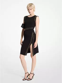 Платье Michael Kors Studded Matte Jersey, черный