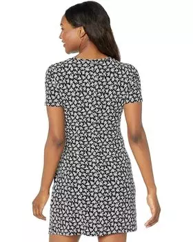 Платье Michael Kors T-Shirt Wrap Dress, черный