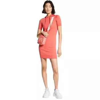 Платье Michael Michael Kors Logo Jacquard, розовый
