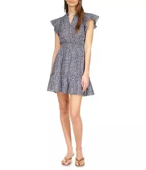 Платье MICHAEL Michael Kors, Mini Palm Beach Ruffle Dress