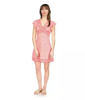 Платье MICHAEL Michael Kors, Palm Border Crisscross Dress