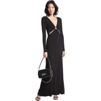 Платье Michael Michael Kors Stretch Knit Ring, черный