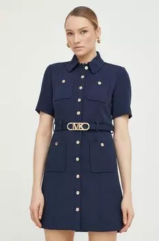 Платье MICHAEL Michael Kors, темно-синий