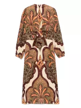 Платье миди Across Paradise Johanna Ortiz, зеленый