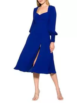 Платье миди Alexia Admor трапециевидной формы travi, cobalt
