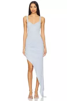 Платье миди Alexis от Ow Collection, ash blue