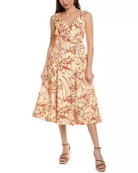 Платье миди ALEXIS Vermeer, оранжевый