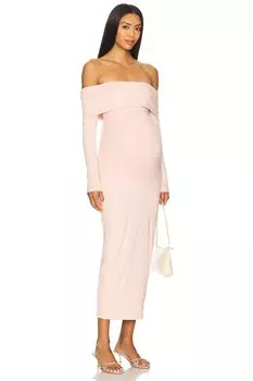 Платье миди alison Bumpsuit, dusty pink