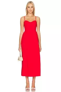 Платье миди аллегра Show Me Your Mumu, цвет cherry poplin