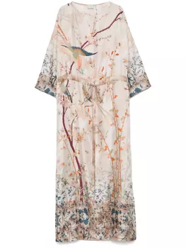 Платье миди Aloe Pierre-Louis Mascia, нейтральный