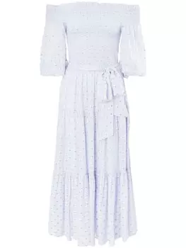 Платье миди Angelico Temperley London, синий