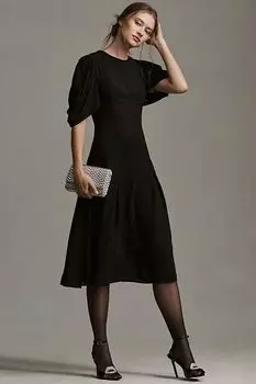 Платье миди Anthropologie Modern, черный