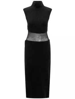 Платье миди Арабба Sportmax, черный