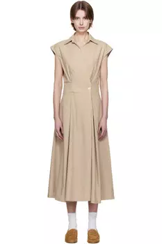 Платье миди Athena A.P.C., бежевый