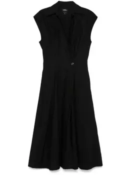 Платье миди Athna A.P.C., черный