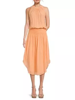 Платье миди Audrey Blouson Ramy Brook, цвет Peach