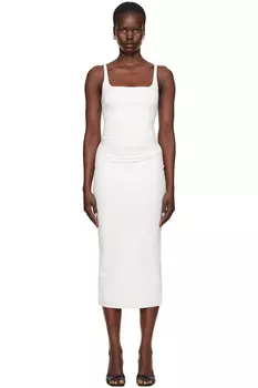 Платье миди Aveline с запахом Bec + Bridge, белый