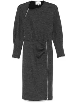 Платье миди Ba&Sh Mimo, серый