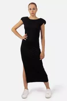 Платье миди Bailey с разрезами по бокам Helene Galwas, черный