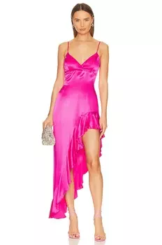 Платье миди Bardot Ember, цвет Pop Pink