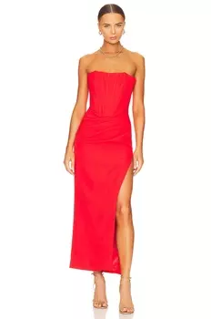 Платье миди Bardot Saira, цвет Orange Sorbet