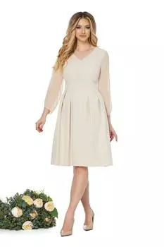 Платье миди Barocca, бежевый