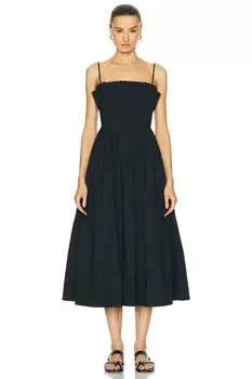 Платье миди Белла Staud, черный