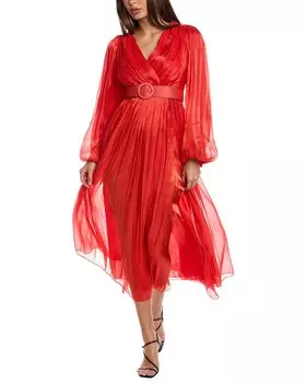 Платье миди Beulah, красный