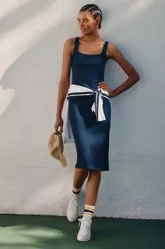 Платье миди Beyond Yoga Icon, синий