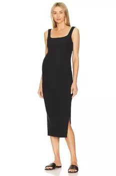 Платье миди Beyond Yoga Spacedye Icon Midi Maternity Dress, цвет Darkest Night